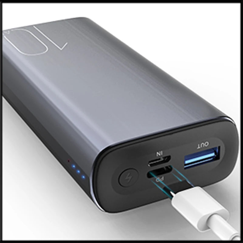 TOZO Power Bank 10000mAh 18W PD Portable Charger Fast Charging for iPhone, Samsung, and Android